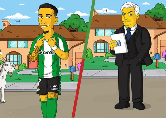 Hasta los Simpson piden el regreso de Antony a la selección de Brasil  