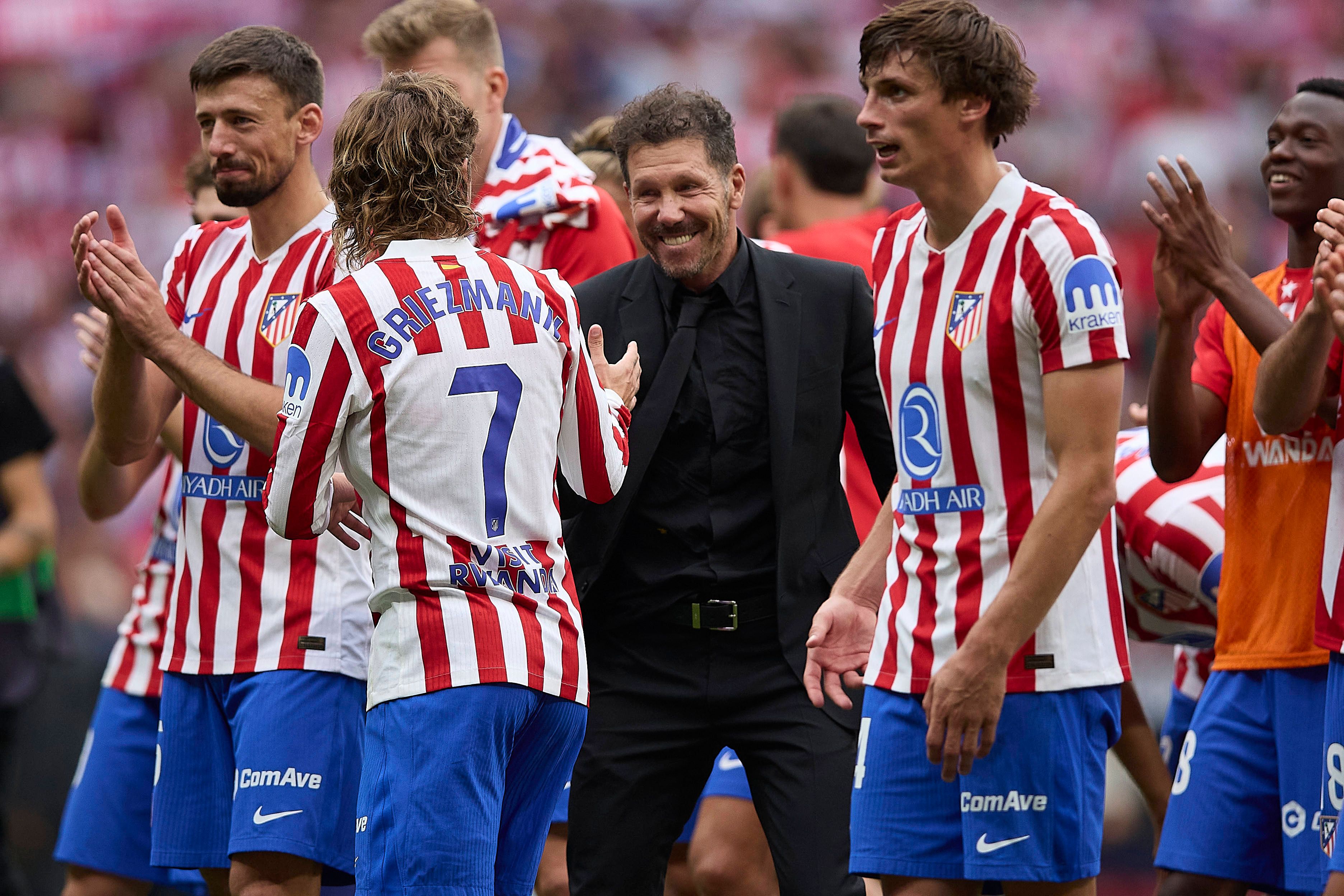 Simeone, sobre Griezmann: "En la vida nadie es insustituible, pero no habrá otro igual que él"
