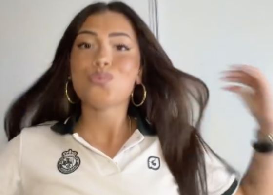 El amuleto del Racing de Santander: Chiara López