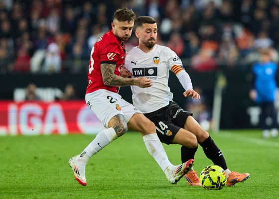 Pablo Maffeo, muy bien colocado en la renovación del lateral derecho del Valencia