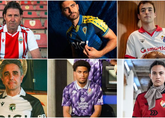 Todas las camisetas retro de LaLiga Hypermotion con Morientes y Eto'o 'presentes' y con las sorpresas de Cádiz, Deportivo de La Coruña y Real Zaragoza
