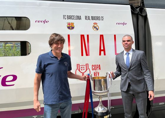 La Copa del Rey llega a Sevilla con una 'segada' de Pepe al presagio de Julio Salinas: "Podéis ir montando la Copa en dirección Barcelona..."
