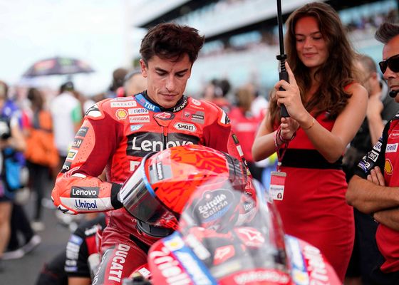 Ducati le da un toque a Marc Márquez por agresivo