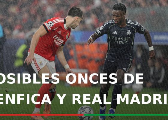 Alineaciones Benfica - Real Madrid : Alineación del Benfica y Madrid en el partido de ida de los Playoffs de Octavos de Champions League