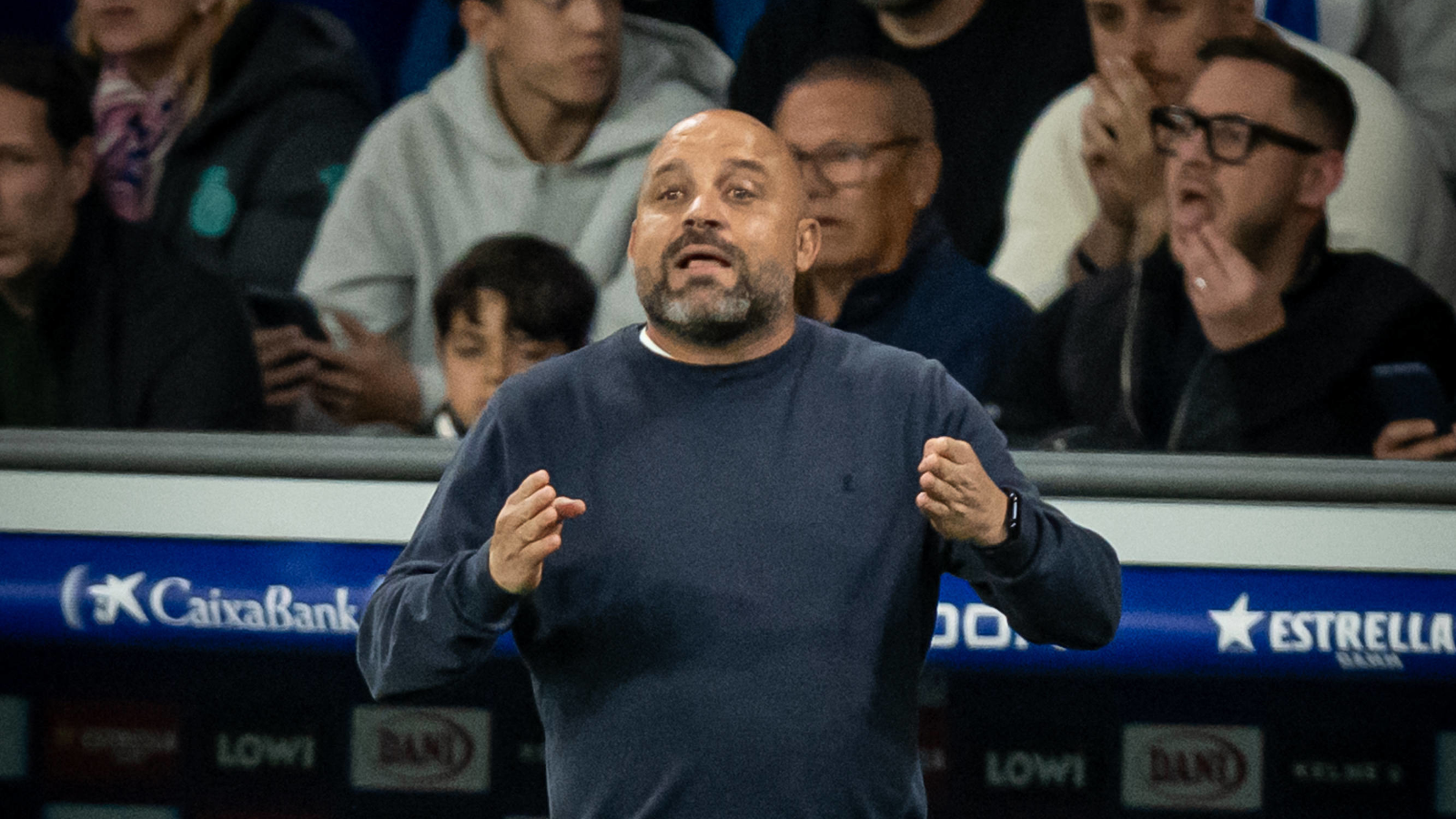 Manolo González no esconde el momento del Espanyol: "Obviamente estamos jodidos"