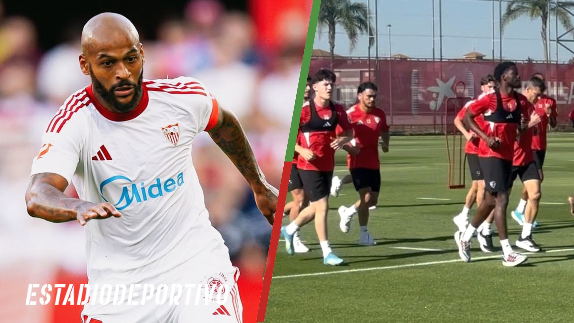 Cuatro meses después, Marcao regresa con el Sevilla con Isaac Romero presente 