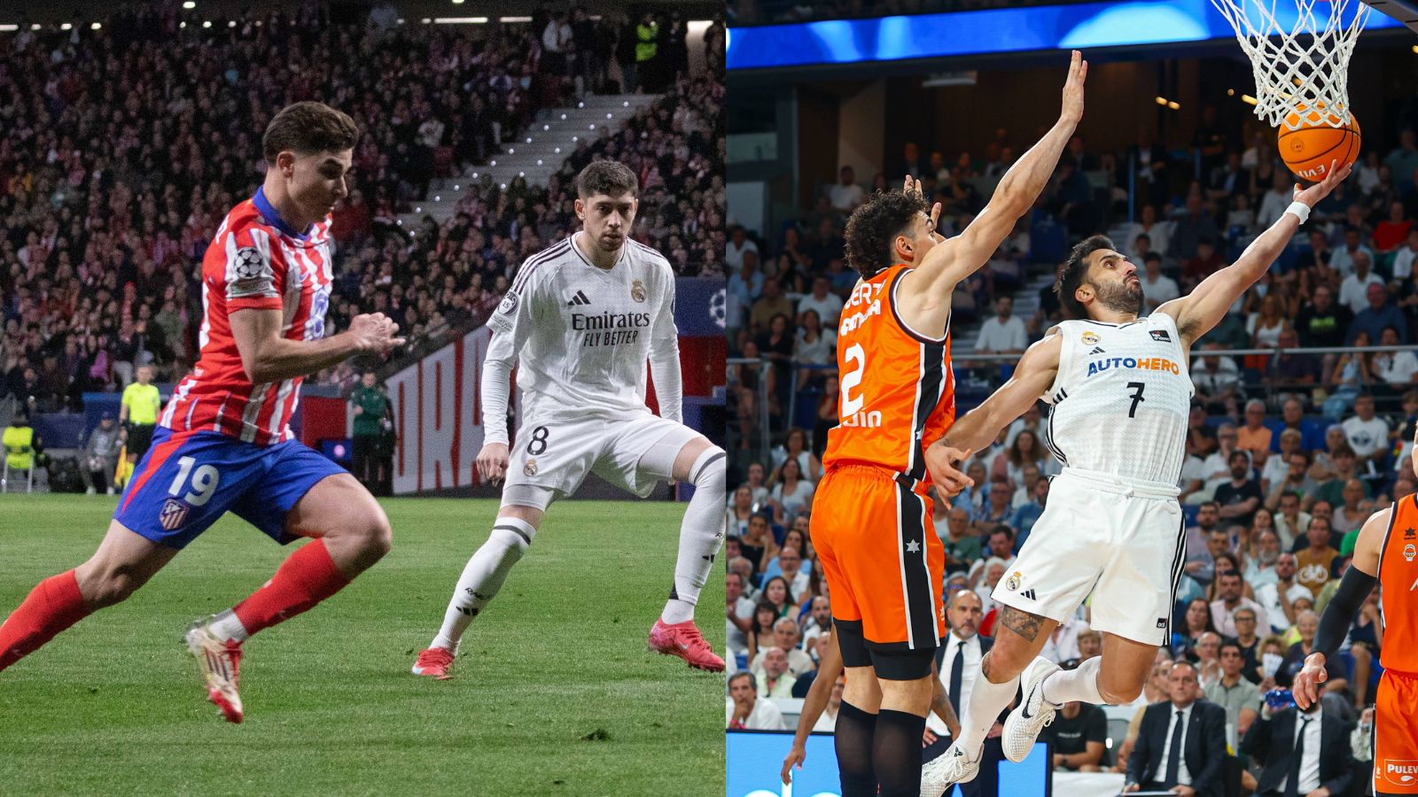 El Real Madrid, protagonista del fin de semana en el derbi de LaLiga y la Supercopa ACB