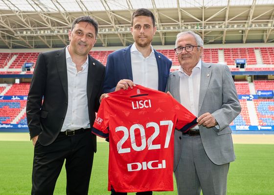 Lisci agradece la confianza de Osasuna y apuesta por un equipo "agresivo"