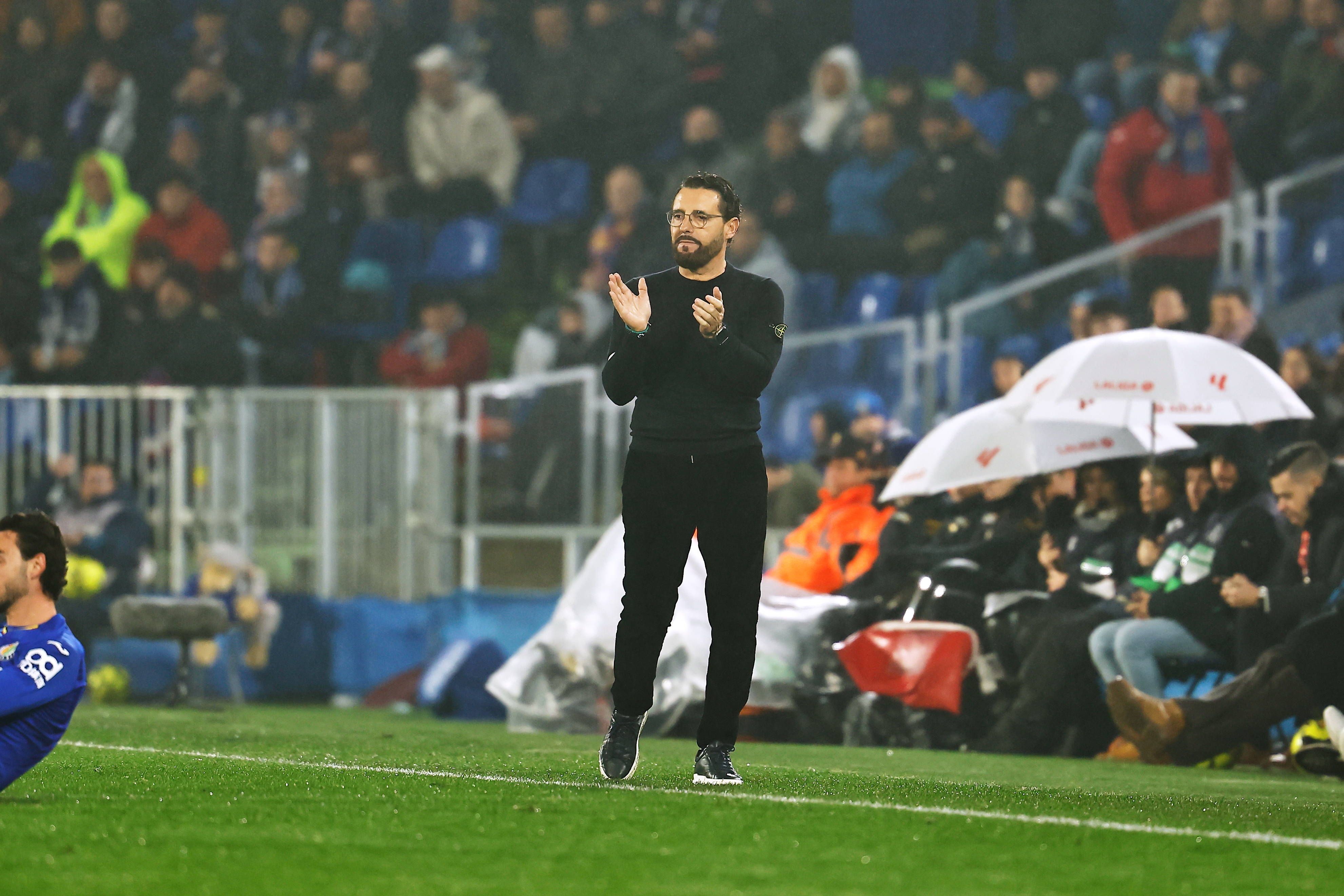 Bordalás actualiza el estado de Borja Mayoral y apunta las variantes tras la lesión de Mario Martín