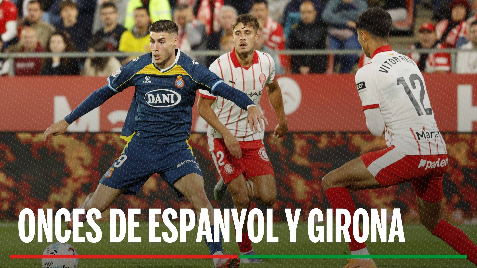 Alineaciones Espanyol - Girona: Alineación confirmada de Espanyol y Girona en la jornada 20 de LaLiga