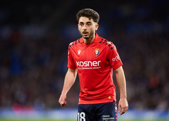 Raúl Moro, una nueva alegría en el entrenamiento de Osasuna