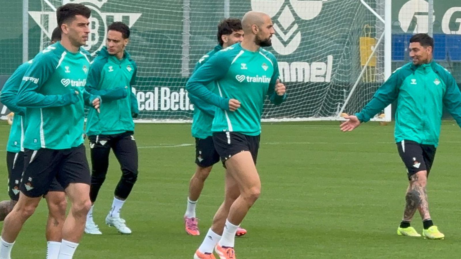Ausencia en el último entrenamiento del Betis de cara a la visita del Celta