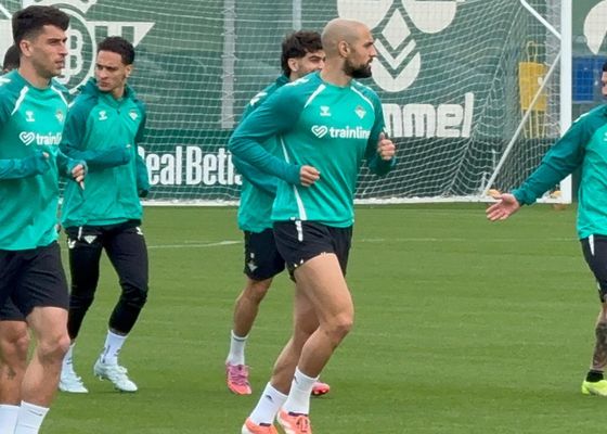 Ausencia en el último entrenamiento del Betis de cara a la visita del Celta