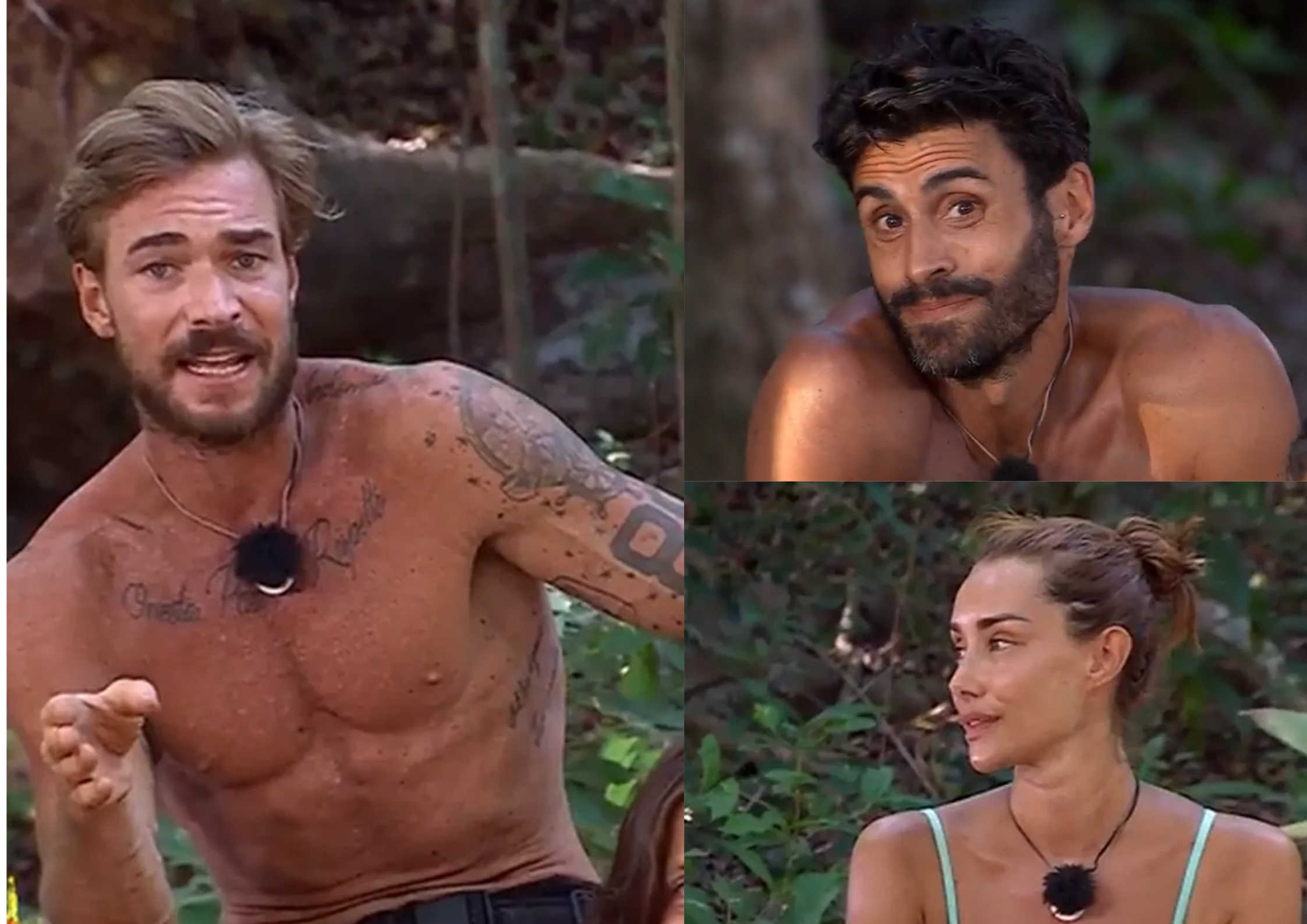Noel, Tony y Adara, a la gresca en Supervivientes: “Se cree Brad Pitt”