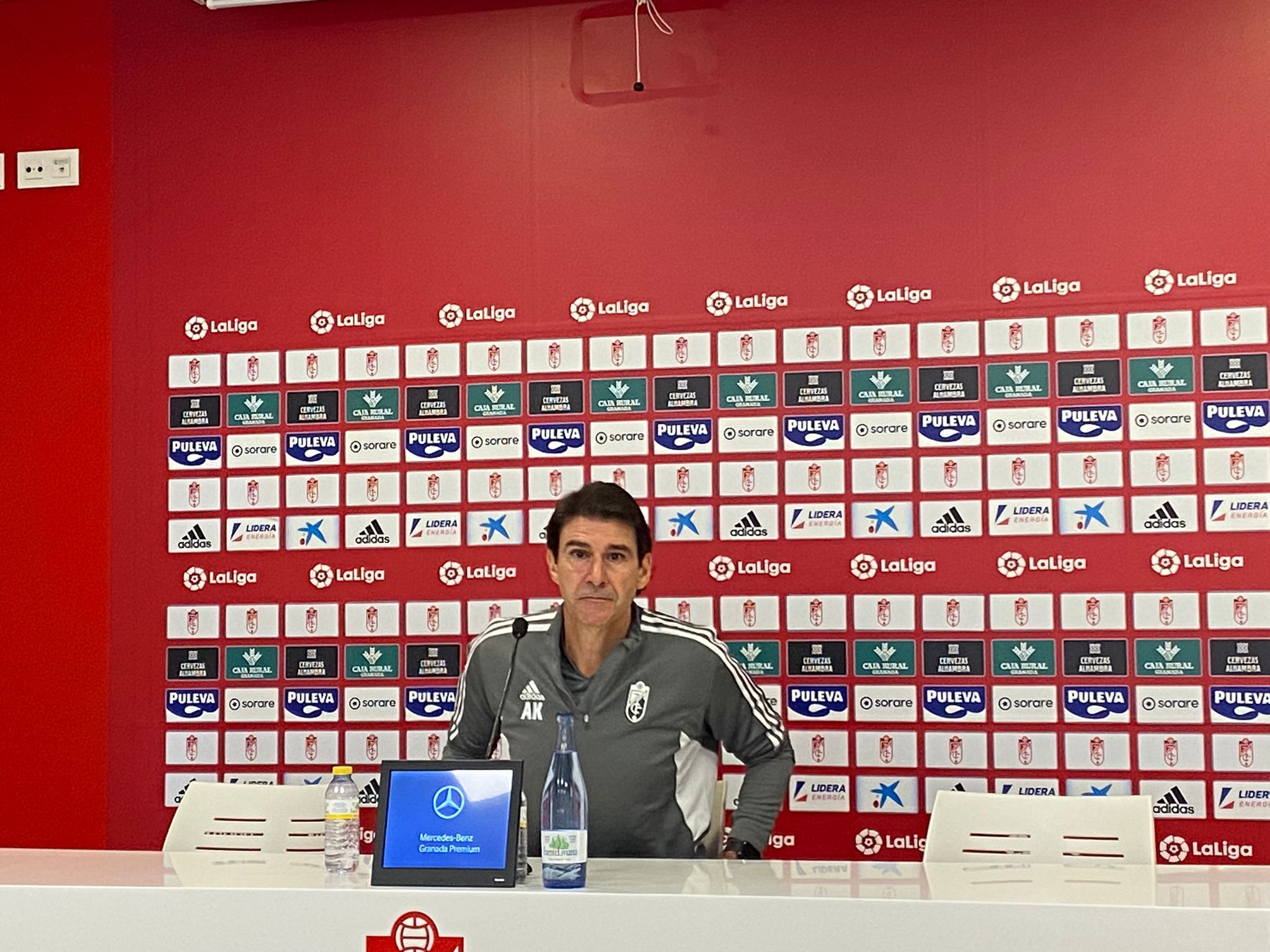 Karanka reconoce que "no están entrenando lo que nos gustaría entrenar" y desvela las razones