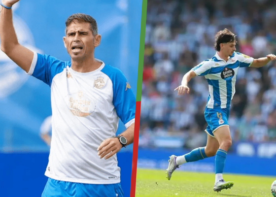 Patiño ha perdido protagonismo en el Deportivo de La Coruña y Antonio Hidalgo aclara su situación