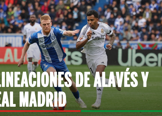 Alineaciones Alavés - Real Madrid: Alineación de Alavés y Real Madrid en la jornada 16 de LaLiga