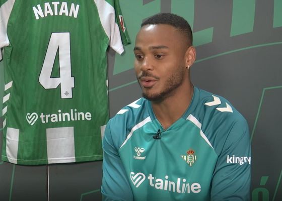 Los focos del mercado de fichajes apuntan a Natan: "El Betis es mi casa, me siento sevillano" 