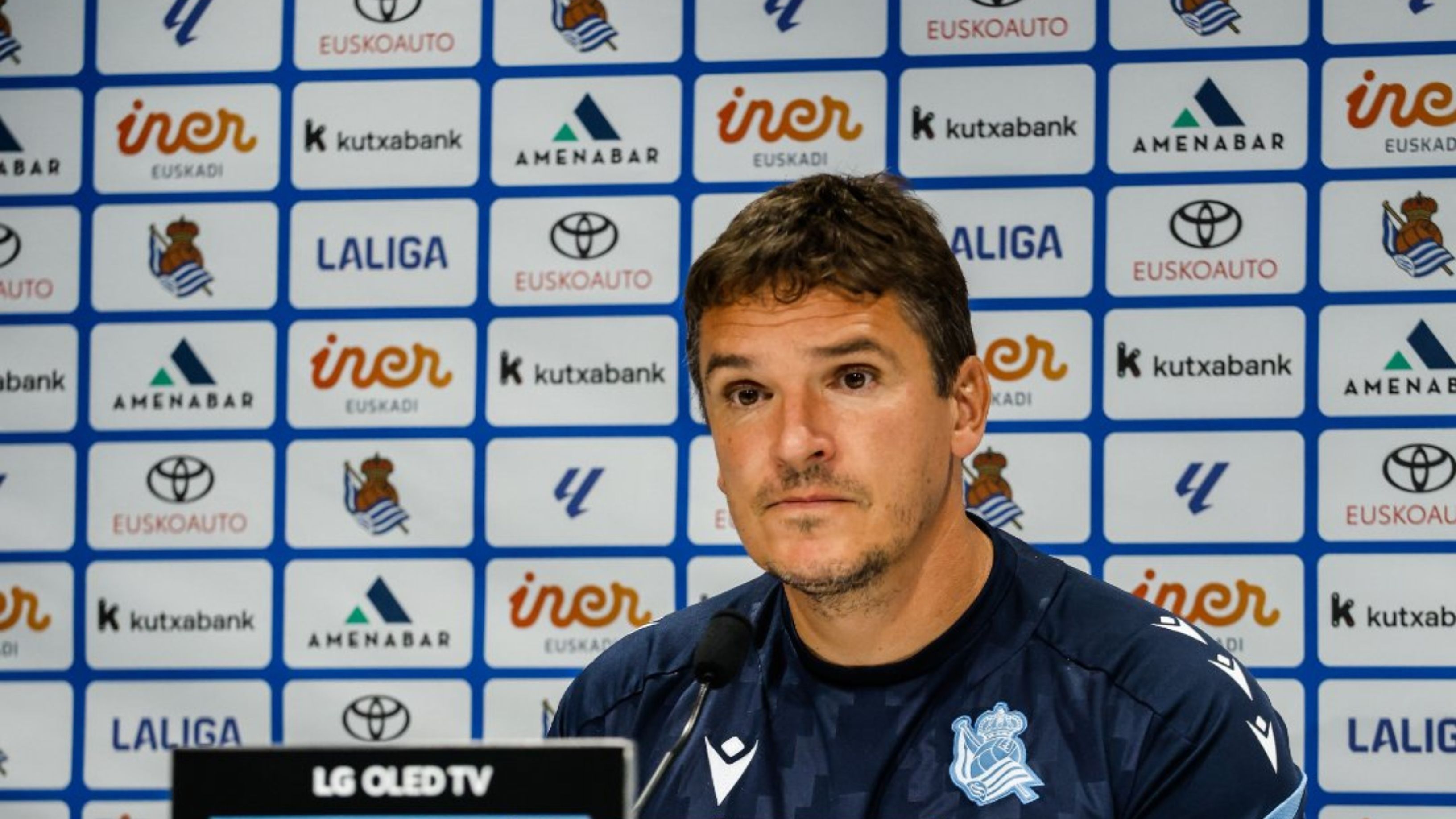 Ansotegi, ante su debut con la Real Sociedad: "No me he parado a pensar si es una oportunidad o un marrón, es lo que ahora mismo me toca"