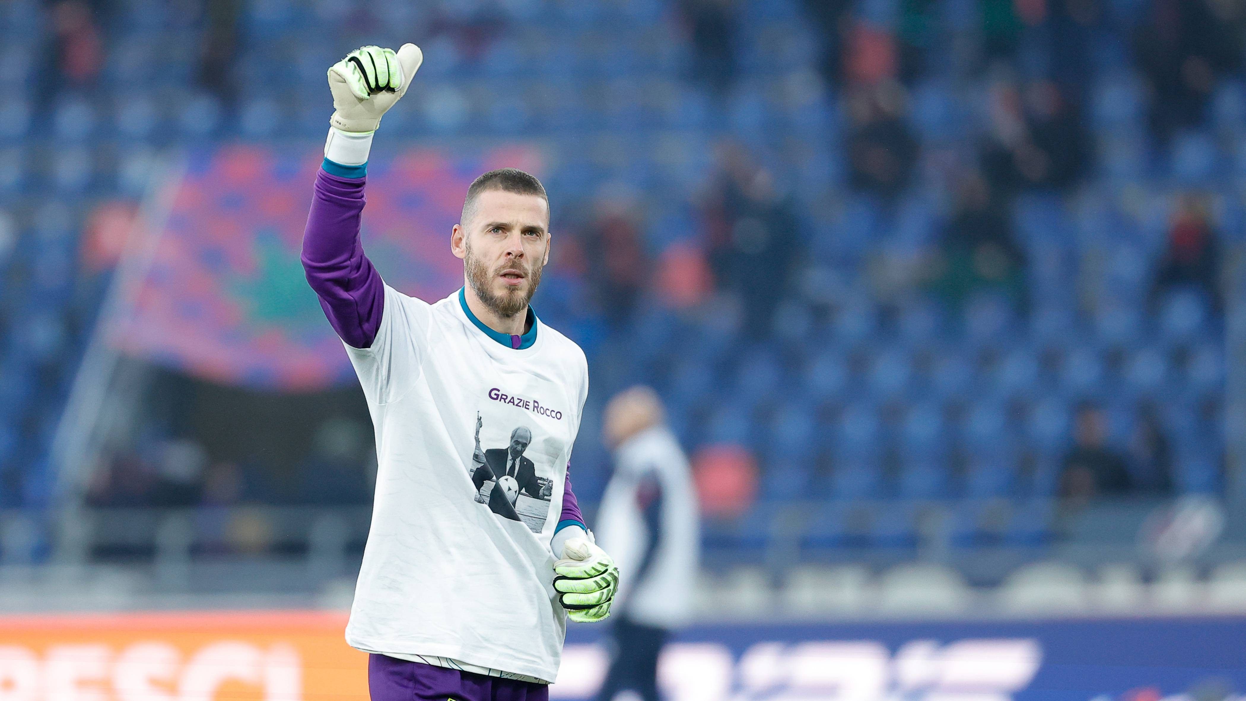 El mensaje de David de Gea que emociona a los seguidores de la Fiorentina: "Luchamos por la historia de este club"