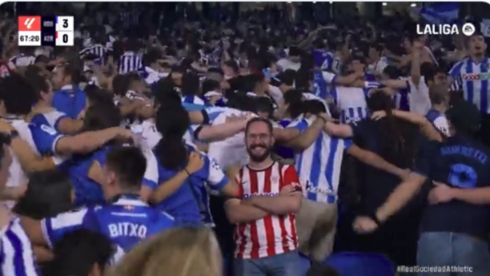 "No me imagino a un sevillista entre camisetas verdiblancas en el Villamarín como en el derbi vasco"