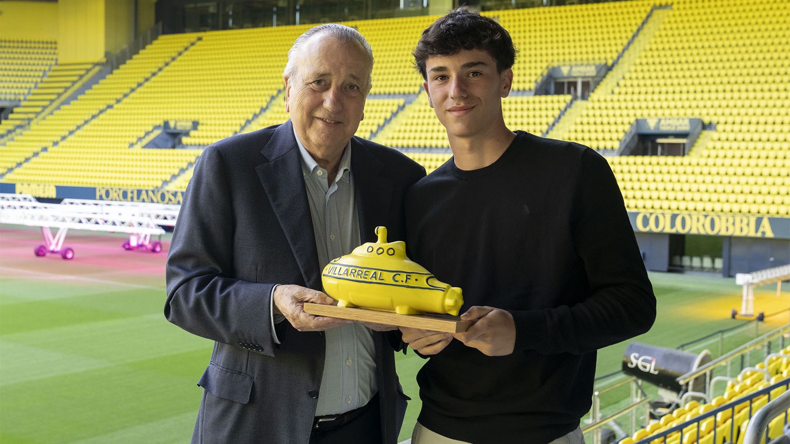 Fernando Roig preside el homenaje a la cantera amarilla 