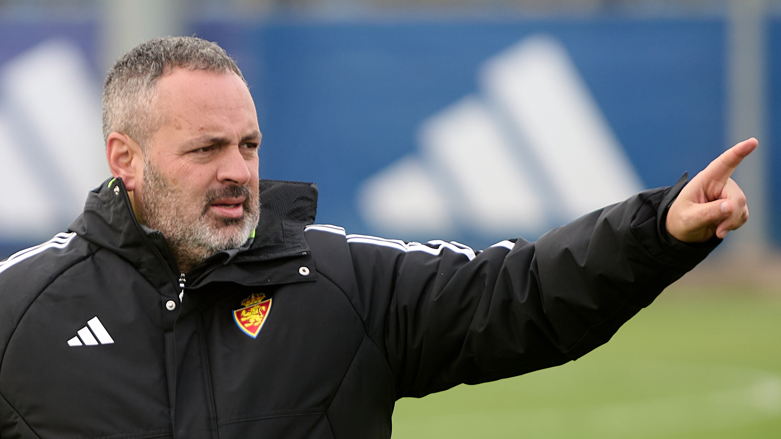 David Navarro, técnico del Real Zaragoza, 'esquiva' la Primera RFEF: "Eso no va a suceder"