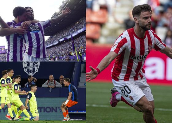 Resumen Jornada 35 LaLiga Hypermotion: Valladolid y Sporting escalan; el Levante se la pega