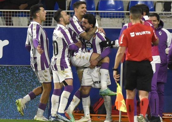 El Valladolid rompe su maleficio y tiene licencia para soñar en el estreno de la jornada 17 de LaLiga Hypermotion