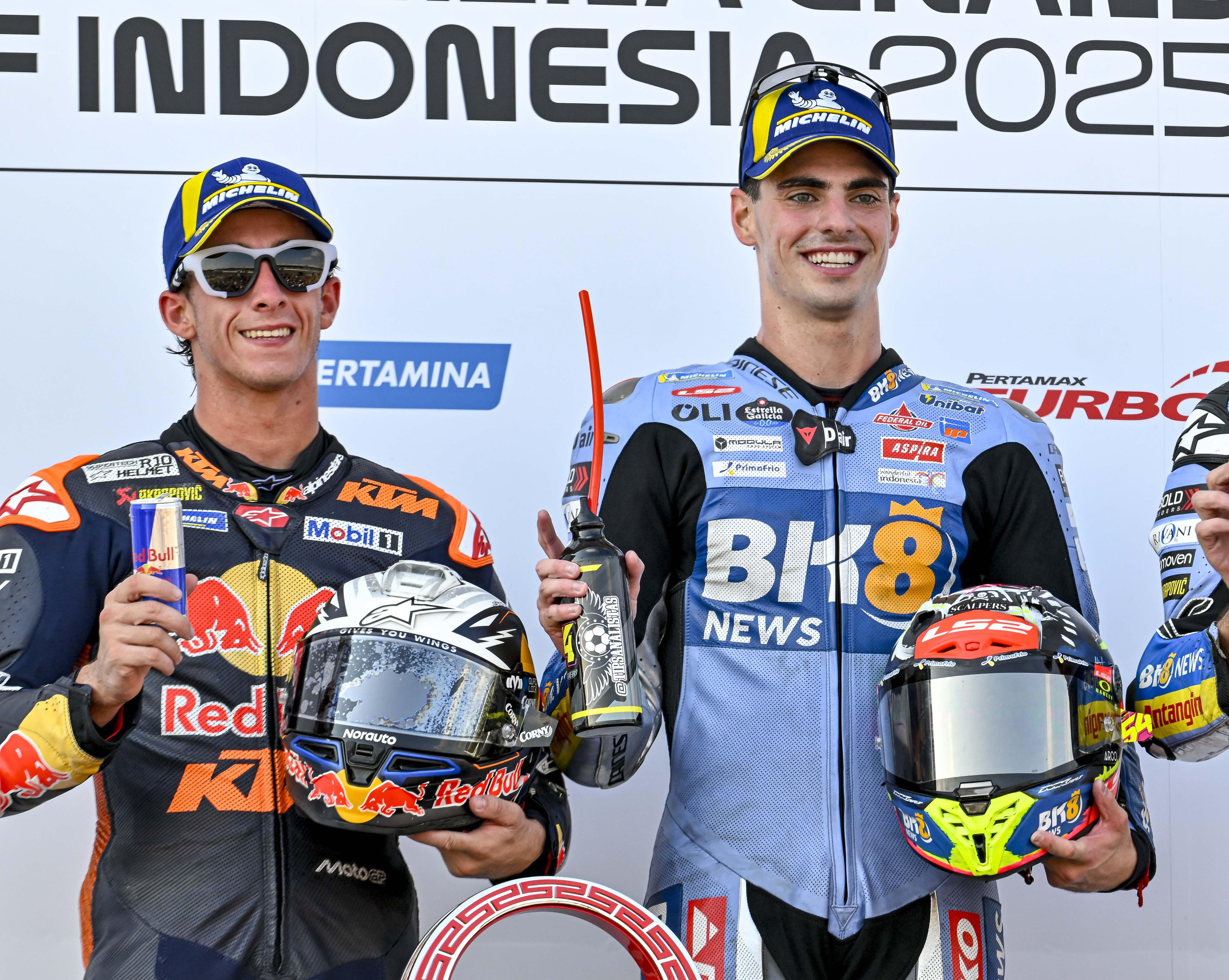 Fermín Aldeguer lanza una pulla a Pedro Acosta tras 'superarle' en MotoGP: "El que tiene que cambiar la manera de verlo es él"