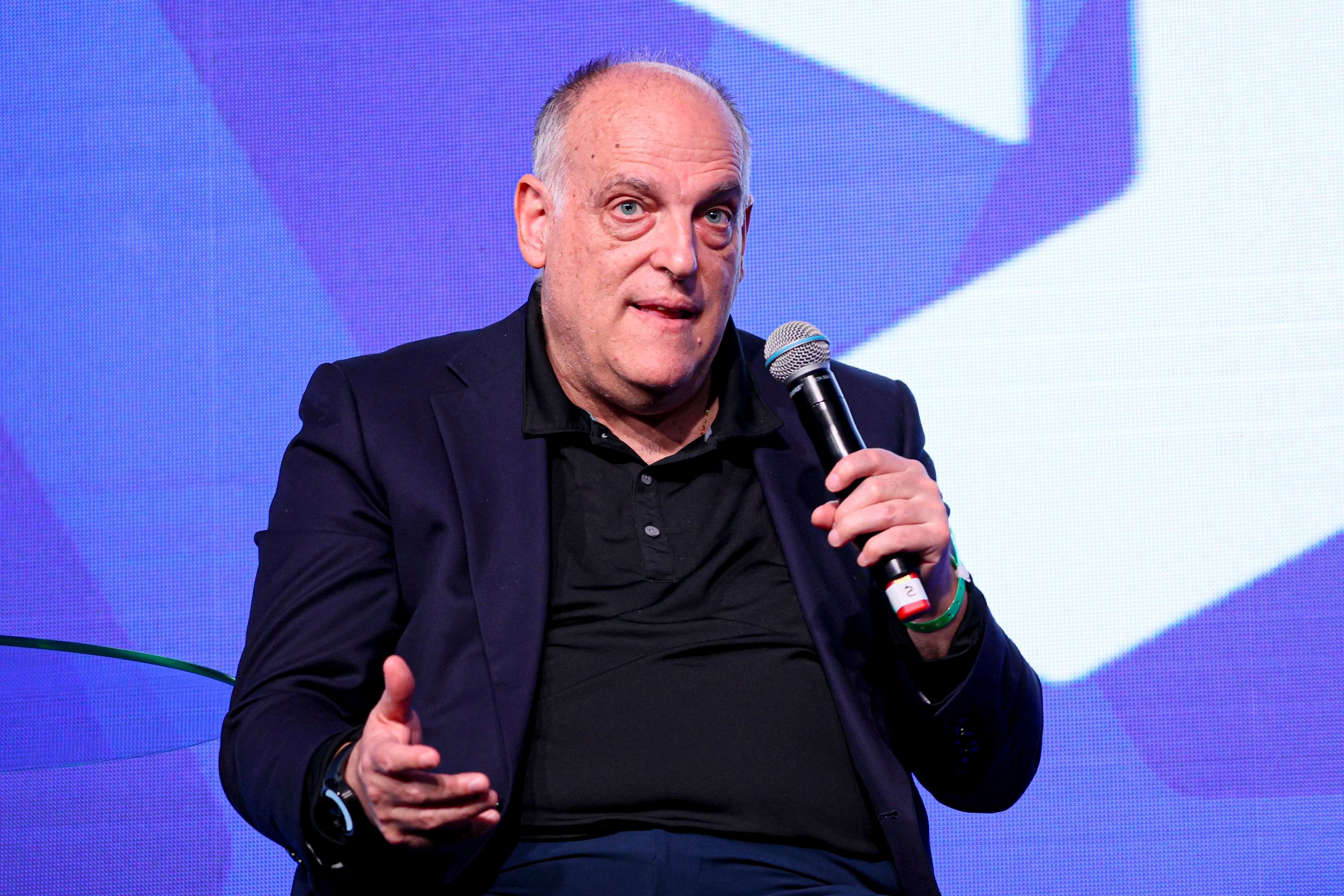 Javier Tebas le pone precio al fútbol: "Ver LaLiga vale 35 euros, no es verdad que seamos caros"