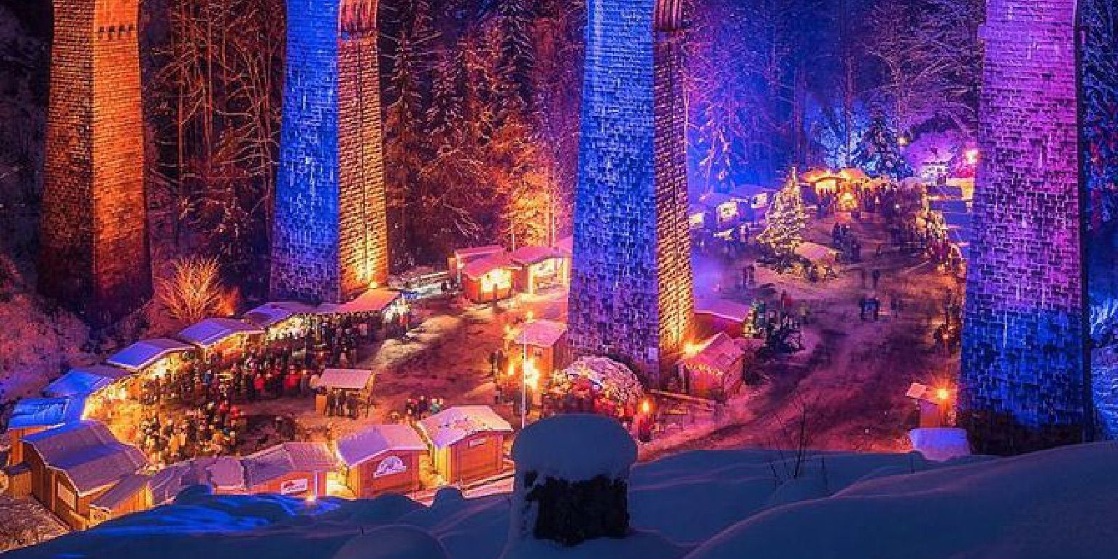 El mercado de Navidad más mágico de Europa está bajo un viaducto alemán