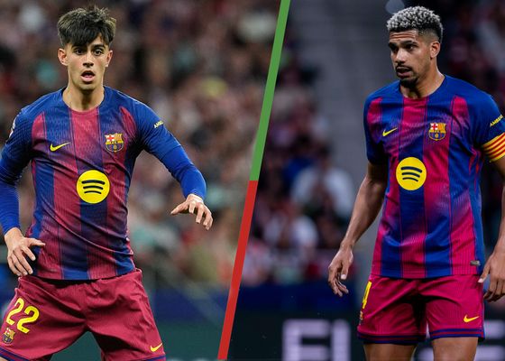 Alarma en el Barcelona con Bernal y alivio con Araújo antes de la Champions