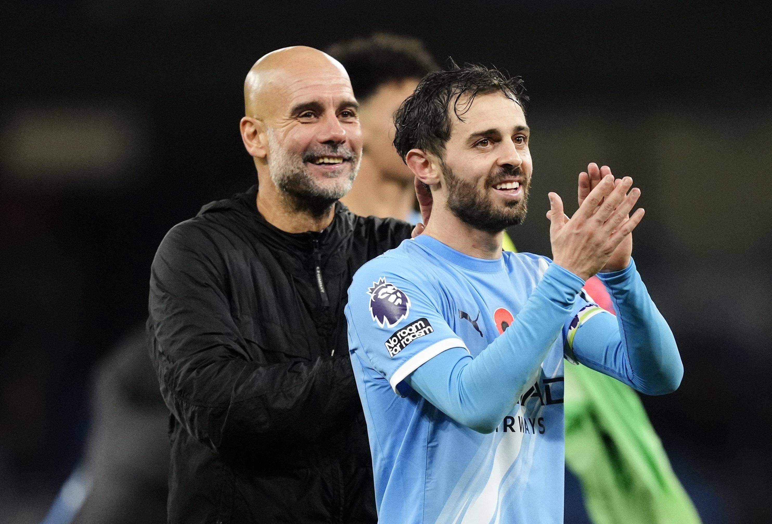 Guardiola, claro con Bernardo Silva: "Si se queda, estaré encantado y feliz"
