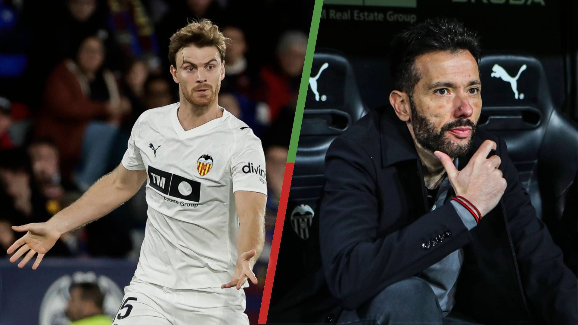 El regreso de Lucas Beltrán en el Valencia hace dudar a Carlos Corberán