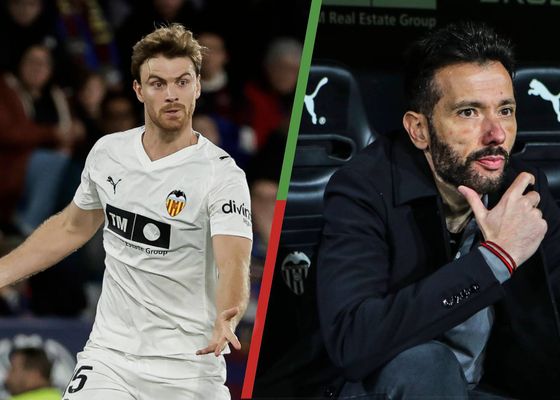 El regreso de Lucas Beltrán en el Valencia hace dudar a Carlos Corberán