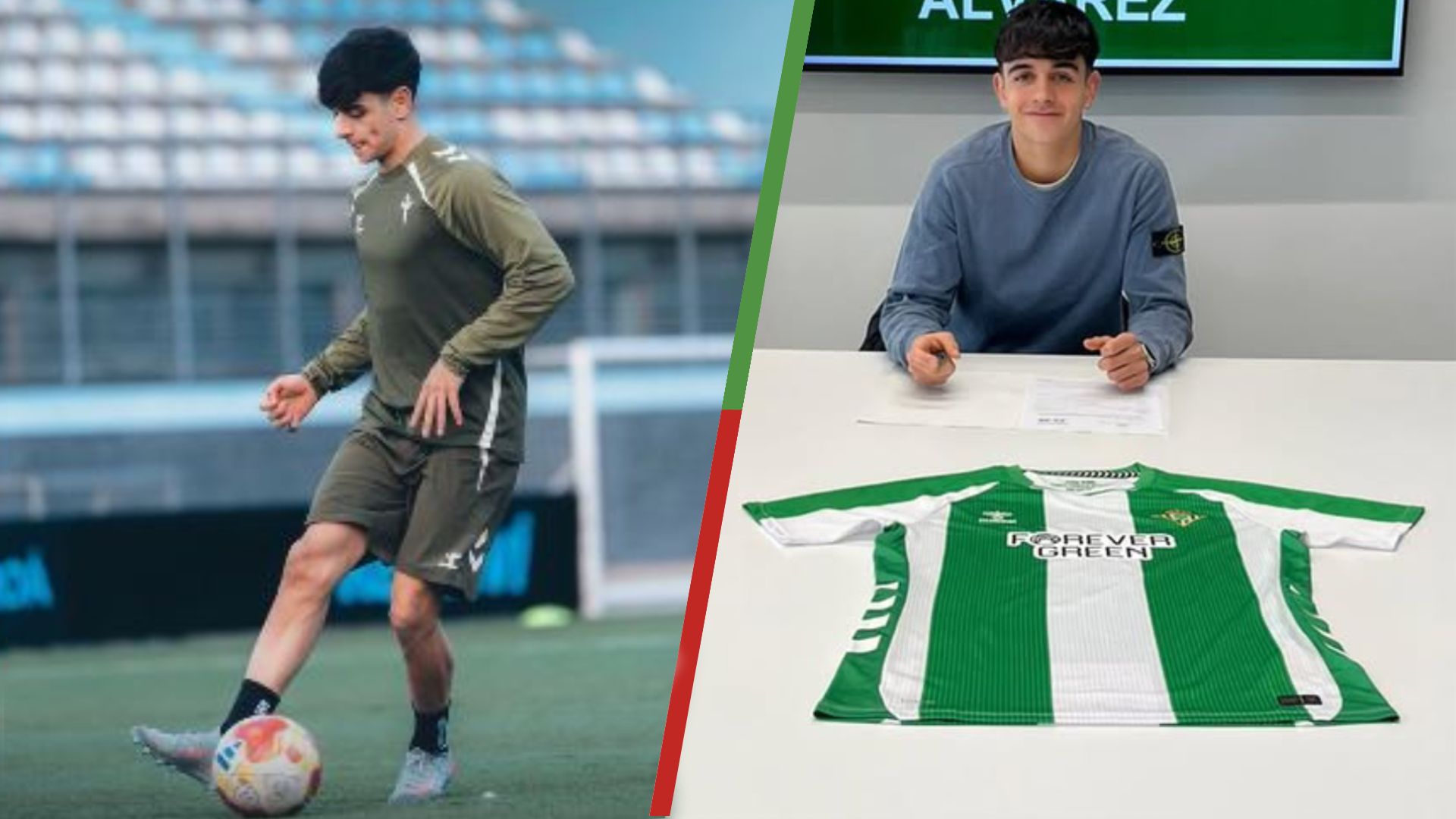 El Betis pesca talento emergente en el Celta a coste cero: Gonzalo Barcón ya posa como verdiblanco