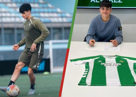 El Betis pesca talento emergente en el Celta a coste cero: Gonzalo Barcón ya posa como verdiblanco