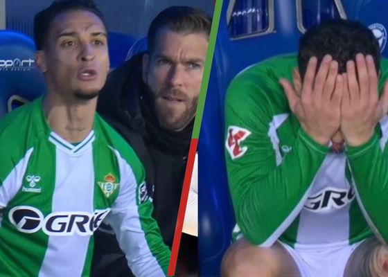 Antony aclara su iracundo enfado en el Alavés - Betis: "Nunca le he faltado el respeto al club" 