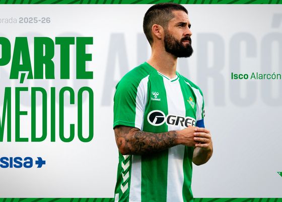 Parte médico de Isco Alarcón: otra vez fractura de peroné