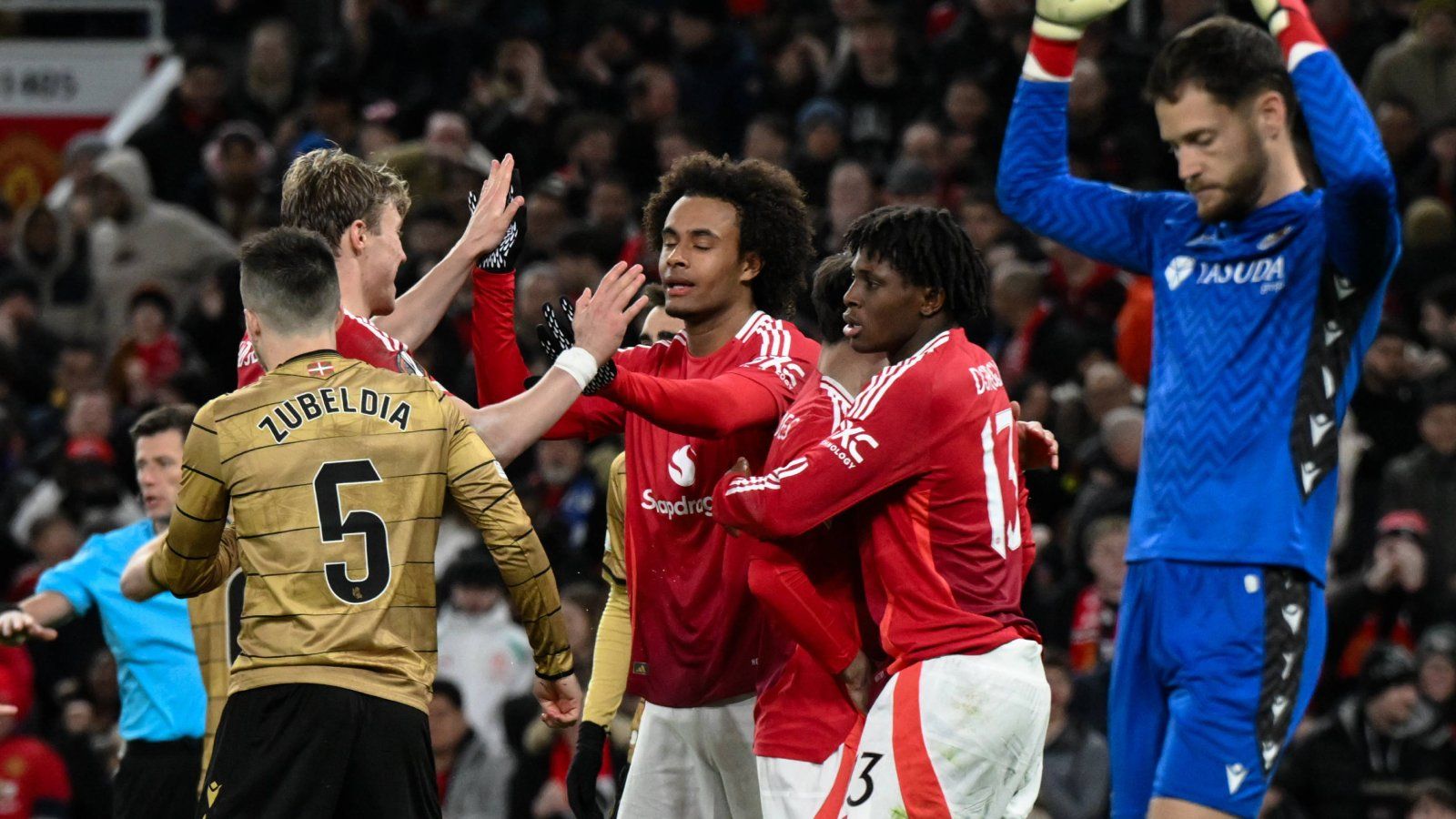 Manchester United 4-1 Real Sociedad: Con ilusión no basta