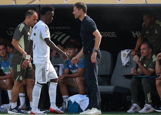  Vinicius, captado riéndose en plena goleada