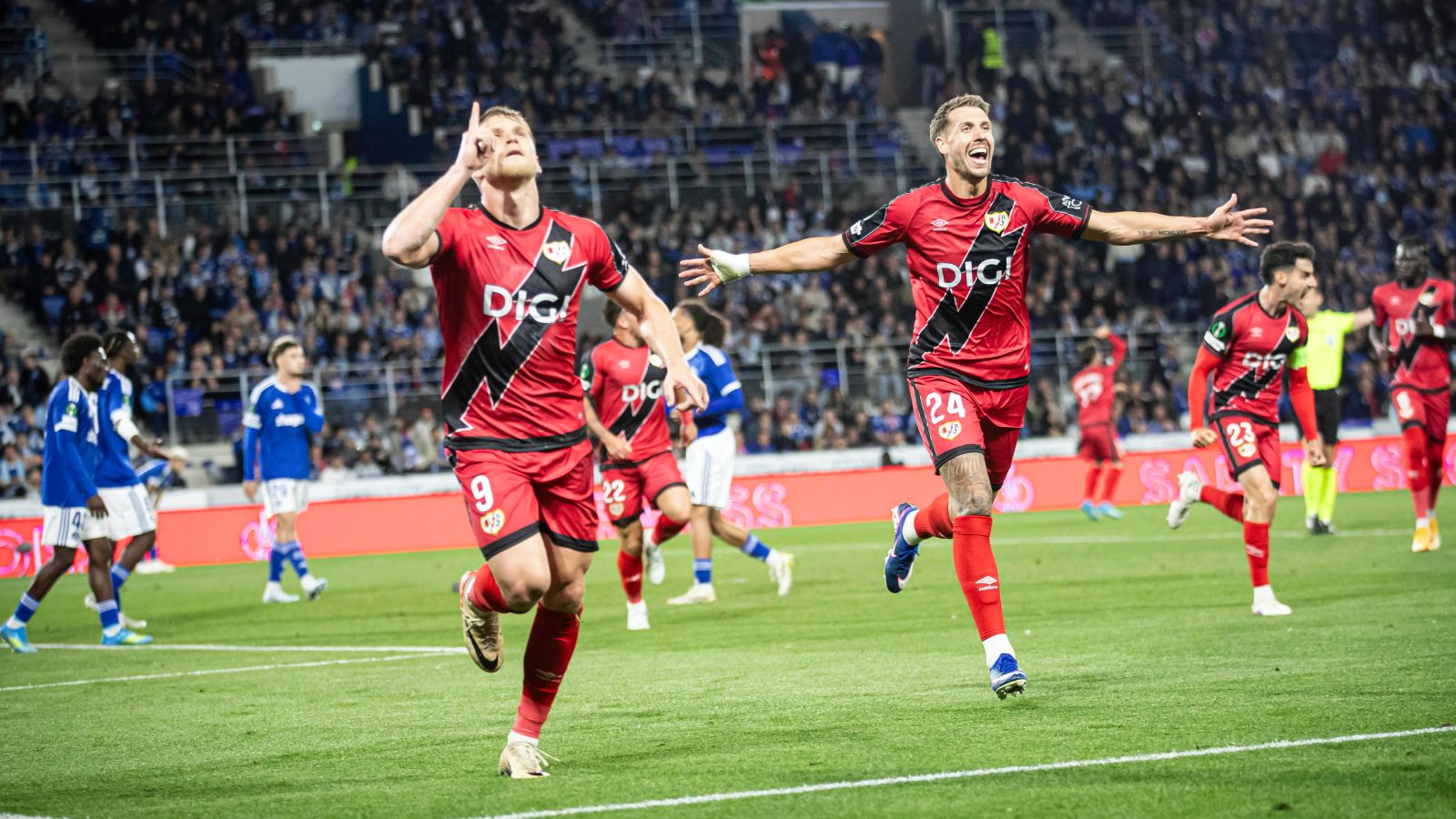 Estrasburgo 0-1 Rayo Vallecano: Alemão señala el camino a la final de Leipzig e Íñigo Pérez hace historia rayista