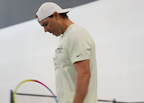 Rafa Nadal vuelve a las pistas de tenis un año después de su adiós