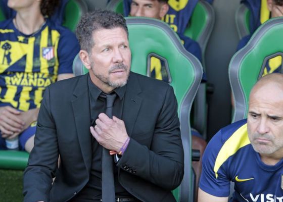 Simeone, "optimista" pese a todo, rescata una cosa de la derrota: "﻿De lo poco positivo, lo de él está bien"