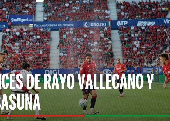 Alineaciones Rayo Vallecano - Osasuna: Alineación confirmada de Rayo Vallecano y Osasuna en la jornada 21 de LaLiga