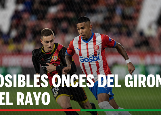 Alineaciones Girona - Rayo: Alineación probable de Girona  y Rayo en el partido de hoy de LaLiga EA Sports