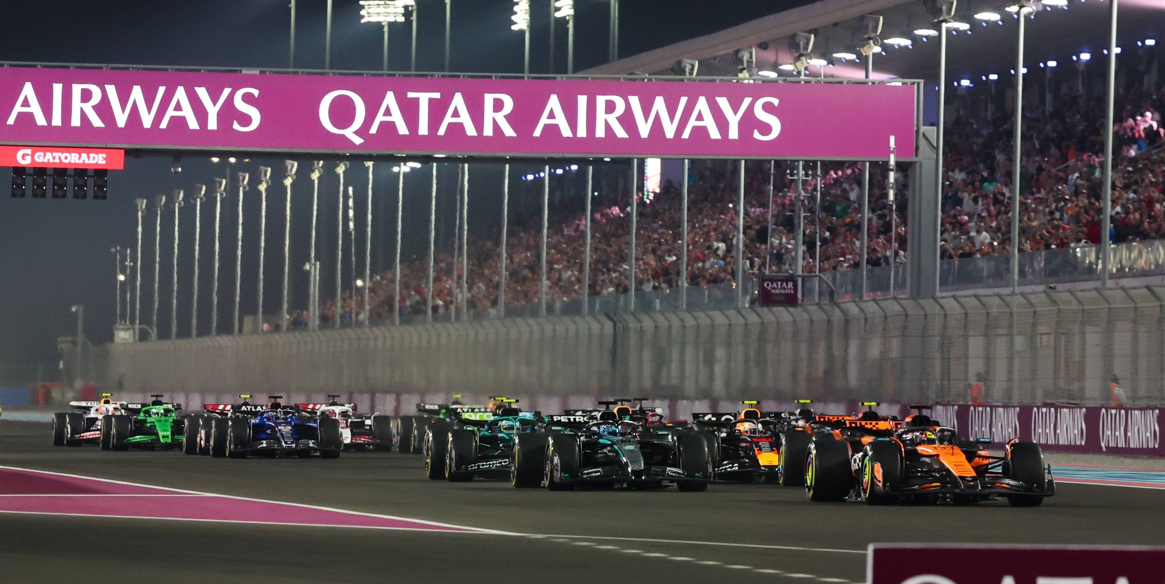 F1 GP Qatar 2025| Resumen y resultado del GP de Qatar con la victoria de Max Verstappen y el podio de Carlos Sainz