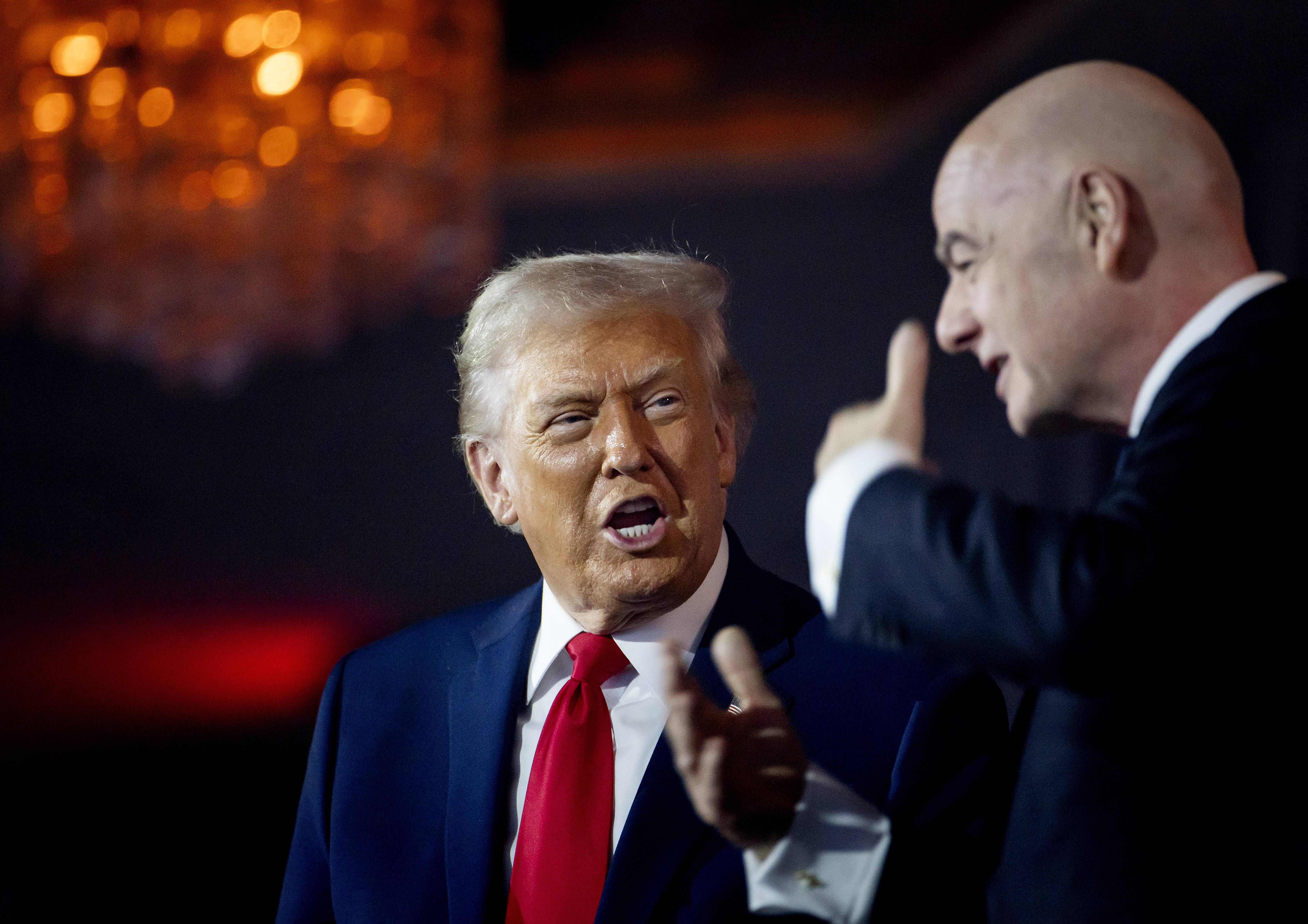 Donald Trump trata de 'eliminar' a Irán del Mundial para meter a Italia