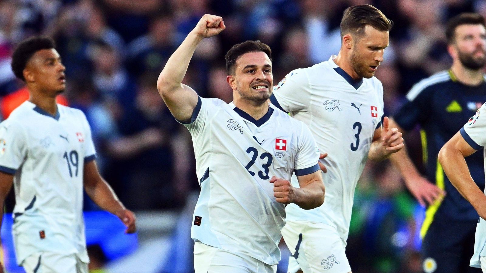 Escocia 1-1 Suiza: Shaqiri mira a octavos